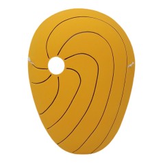 Маска аніме Наруто Мадара Учіха Обіто жовта