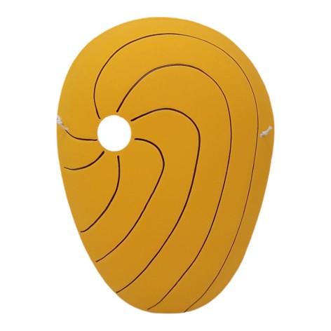 Маска аніме Наруто Мадара Учіха Обіто жовта