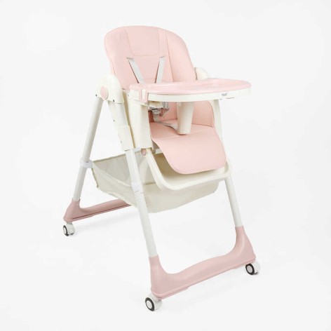 Стільчик для годування Toti м’який чохол PU, 4 колеса, знімний столик, корзинка, в кор. /1/
