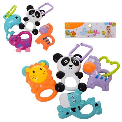 Брязкальце 4шт, 10см, 2 види, в п/е 18-24-4,5см 