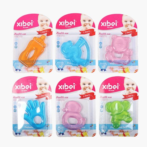 Прорезыватель 2 вида, фактурная поверхность, с водой, можно охладить, на листе /288-12/