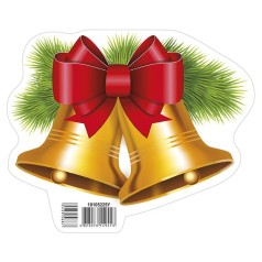 6557-9 Новогоднее украшение.Колокольчики (У); 50; оформление интерьера ДУЗ 10105225У