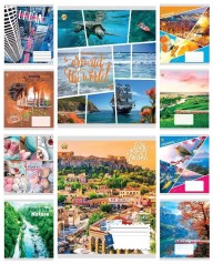 Тетрадь 36 арк.клітинка Тверда ТЕ41409 МІКС КВ3, 20 шт. в уп. /240/ 5к