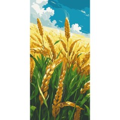 Картина за номерами "Рідне поле" 40х80 см