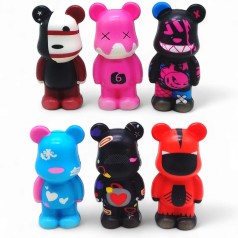 Игрушка-антистресс сквиш "Bearbrick", 13 см (микс видов)
