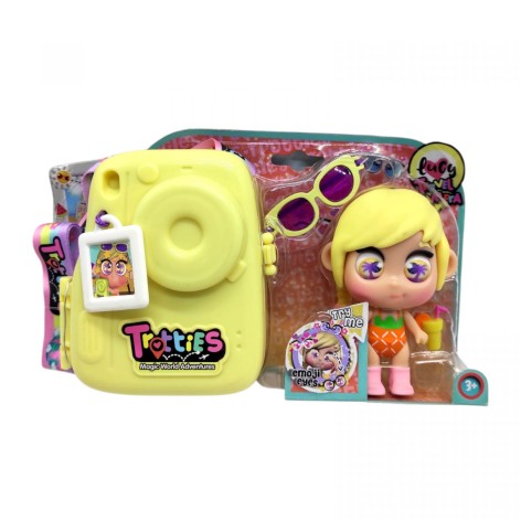 Trotties Міні-лялька Мел з фотоапаратом, жовта