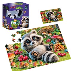 Пазли з мʼякою іграшкою 