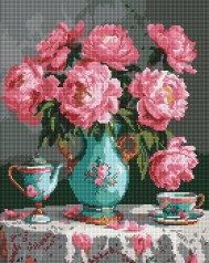 Набор с алмазной мозаикой Нежные цвета Ideyka 40х50 см AMO8124