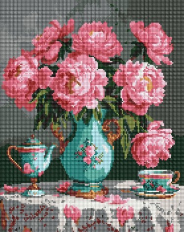 Набор с алмазной мозаикой Нежные цвета Ideyka 40х50 см AMO8124