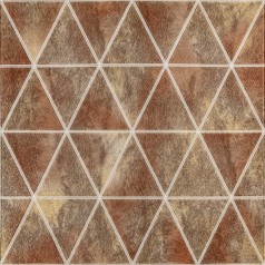 Панель стеновая 3D 700х700х4мм Ромбы коричневые винтаж SW-00002007