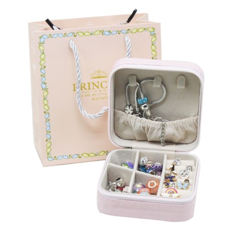 Набор подарочных украшений (розовый).