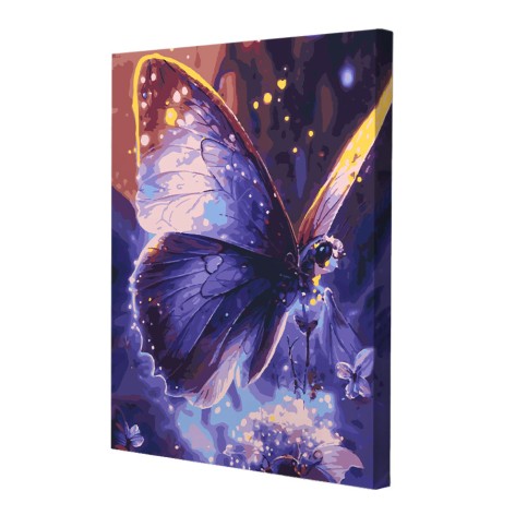 Картина по номерам со светодиодной подсветкой Riviera Blanca Светящиеся крылышки 40x50 см (ГР-006)