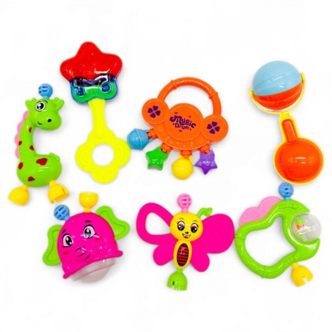 Погремушки ст. 532-2A (96шт/2) 7 штук пакет. 23*28см