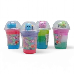 Слайм-лизун трехслойный.