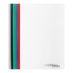 Папка швидкозшивач з притискною планкою, 6мм, асорті, ціна за 5 шт.