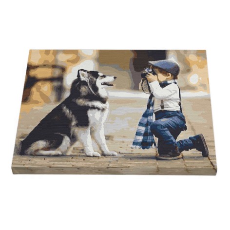 Картина по номерам Riviera Blanca Папарацци 40x50 см (RB-0137)