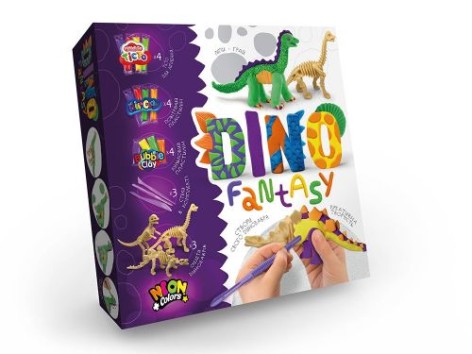Набор креативного творчества  "Dino Fantasy" 18 элементов (укр)