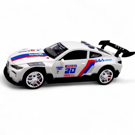 МАШИНА ИНЕРЦИОННАЯ "BMW M4 COMPETITION RACING" (Белый)