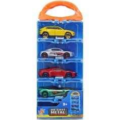 Набір машин 5 машинок наборі, валіза