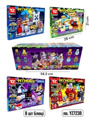 Конструктор Minecraft YZ7238 (195+дет.) /12/96/8шт в кор.