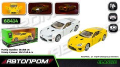 Машина мет. АВТОПРОМ 2 кольори 1:32 Lexus LFA, батар,світло,звук,відкр.двері,кор. 18*9*8см 