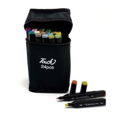 Набір перманентних двосторонніх маркерів на спиртовій основі (24 шт)