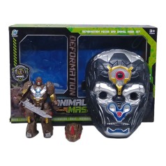 Ігровий набір 2в1 Трансформер та маска носорога