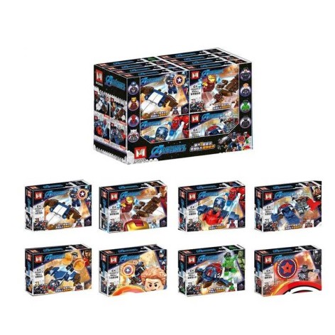 Конструктор, герої, 8в1, 38+дет 15*11*4см /30/480/16шт в кор.