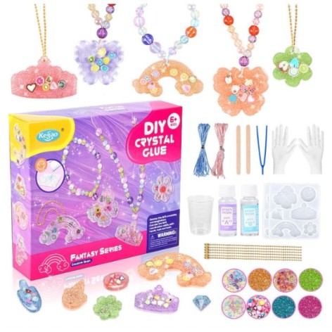Набір для творчості DreamMakers "Створи прикраси" для створення підвісок, браслетів з бісеру і кристалів
