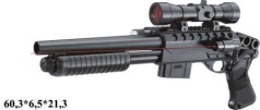 Ружье Double Eagle M47B1 с пульками, лазер, прицел,утяжеленный коробка 60,3*6,5*21,3