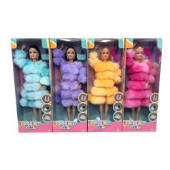 Лялька 30см, аксесуар, 4 кольори, в кор-ці, 12-32,5-4,5см 