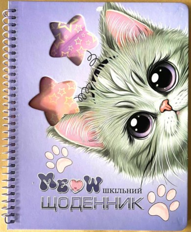 Щоденник шкільний SD1907,165*208мм.,40арк.спіраль