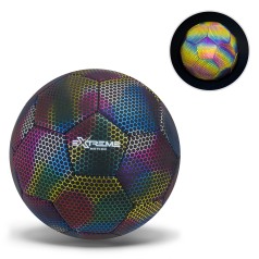 Мяч футбольный №5, PU 380 г, цвет световозвращающий FB25686