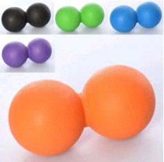 Эспандер кистевой, массажный, шар, TPE, 12-6см, 270гр, микс цв, в кульке,12-6-6цв