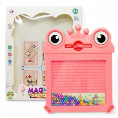 Магнитная мозаика розовая