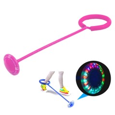 Скакалка на ногу, рожева