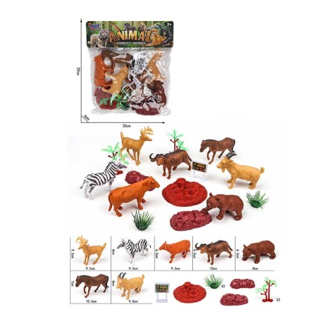 Тварини дикі, п/е 29*25*6см 