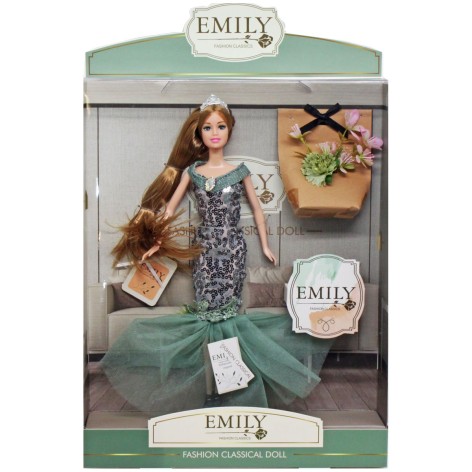 Кукла "Emily" с котиком и цветком