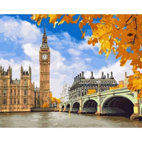 Розпис за номерами Осінній Лондон