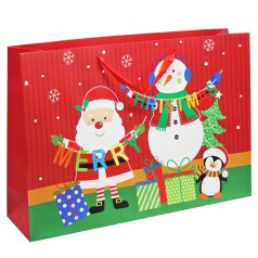 Пакет новогодний подарочный 477 х 127 х 330 мм.