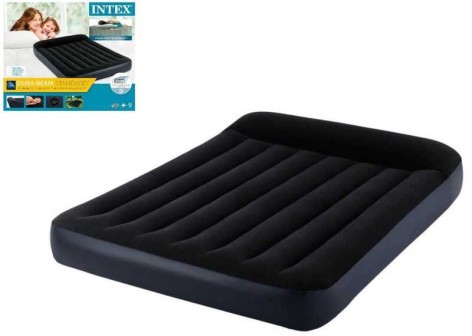 Intex Велюр Кровать с подголовником, размер 191х137х25см