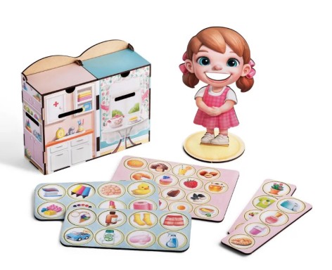 Дерев'яний пазл-сортер Їстівне-неїстівне Ubee ПСФ091