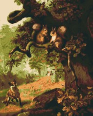 Картина за номерами Лісові хащі (40x50) (ВА-0022)