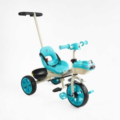 Велосипед 3-х колісний BS-70815 Best Trike колеса EVA переднє 10&rsquo;&rsquo;, заднє 8&rsquo;&rsquo;, сталева рама, УКР. ОЗВУЧУВАННЯ, батьківська ручка, в коробці