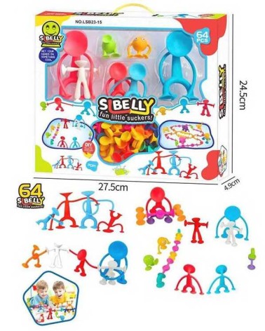 Конструктор 64 деталі, у кор. 