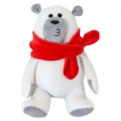 Мягкая игрушка Медведь Маршмеллоу 20см белый арт.KD627 Kidsqo