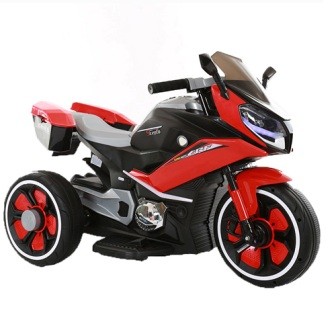 Электромобиль детский T-7228 Red мотоцикл 6V7AH мотор 2*20W с MP3, USB 108*71*55