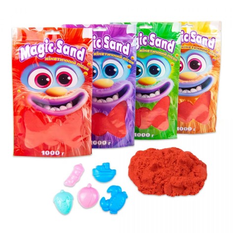 Magic sand в пакете 39404-6 красный, 1 кг