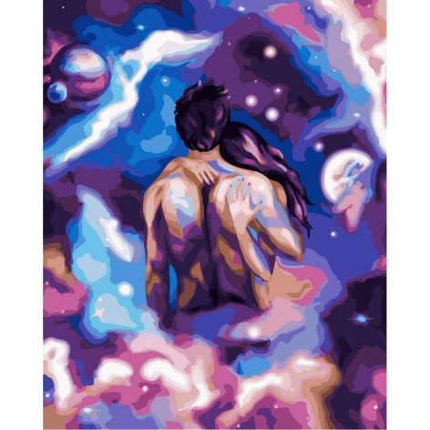 Картина за номерами "Космічна романтика"