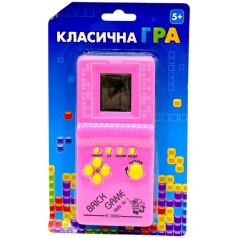 Електронна гра "Тетріс" 6,5*2*14,5 см (РОЖЕВИЙ)